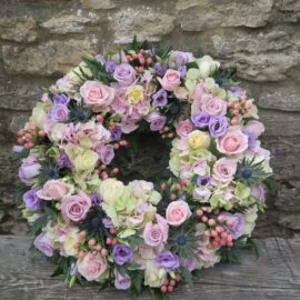 Pink & Lilac Wreath