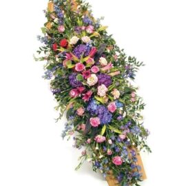 Pink & Purple Casket Spray