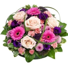 Pink & Purple Posy Pad