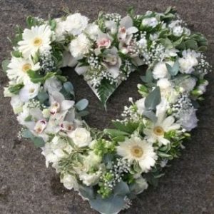 White Open Heart