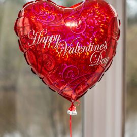 Valentine's Day balloon from witney florist
